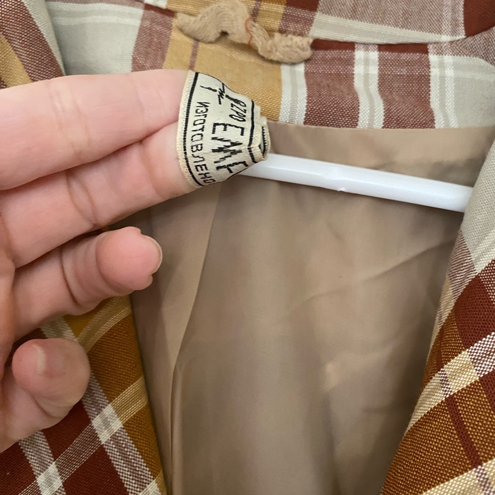 Timeless Trench coat Vintage 1970’ish Preppy  jacket Rare/distinctive buttons - Picture 2 of 13